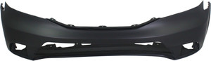 Front Bumper Cover for Pilot 2012-2015, Primed (Ready to Paint), without Headlight and Park Assist Sensor Holes, compatible with EX/EX-L/LX Models, Replacement