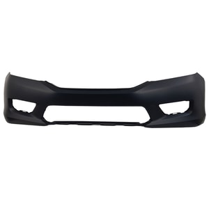Front Bumper Cover for Honda Accord 2013-2015, Primed (Ready to Paint), For Sedan Models, Replacement