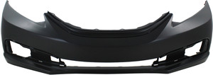 Front Bumper Cover for Honda Civic Sedan 2013-2015, Primed (Ready to Paint), Replacement