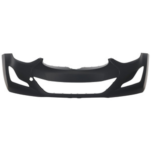 Front Bumper Cover for Hyundai Elantra, 2014-2016, Primed (Ready to Paint), Sedan, Vehicle Built in Korea, Replacement (CAPA Certified)