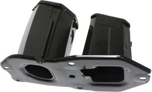 Front Bumper Bracket Extension for Honda Civic 2013-2015 Coupe, Sedan, Hybrid, Left Driver, Steel, Replacement