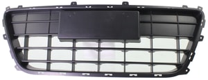 Front Bumper Grille for Hyundai Elantra 2009-2012, Painted Black, Touring Model, Replacement