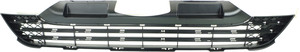Front Bumper Grille for Honda CR-V 2007-2009, Lower, Textured Black, Mexico/USA Built, Replacement