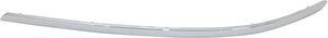 Front Bumper Molding for Hyundai Sonata 2009-2010, Left Driver Side, Chrome Insert, Replacement