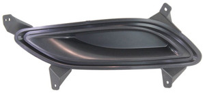 Fog Light Cover for 2011-2013 Hyundai Sonata, Left Driver Side, Excluding Hybrid Model, Replacement