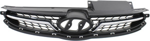 Paintable Shell and Insert Grille for 2011-2013 Hyundai Elantra Limited Model, with Chrome Insert, USA Built Vehicle, Replacement