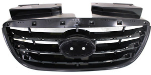 Radiator Grille for Hyundai Elantra 2010, Black Shell and Insert, Sedan Edition, Replacement