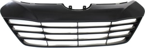 Paintable Grille Shell and Insert for 2010-2015 Hyundai Tucson, Includes Upper Molding, Excludes Fuel Cell Model, Replacement