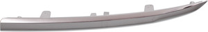 Center Grille Molding for Honda CR-V 2012-2014, Left Driver Side, Chrome, Canada/Mexico/USA Built, Replacement