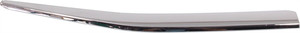 Chrome Grille Molding for Honda Accord Sedan, Right Passenger Side, 2011-2012, Center Position, Replacement