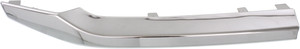 Upper Grille Molding for Honda Odyssey 2014-2017, Right Passenger Side, Chrome Finish, Replacement
