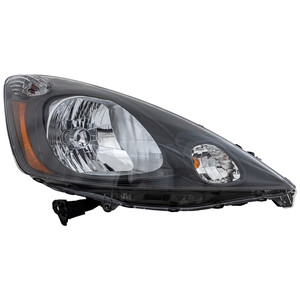 Headlight Assembly for 2009-2014 Base/DX/LX Models, Halogen, Right Passenger, Dark Gray Interior, Replacement
