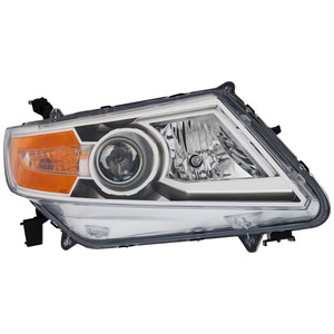 Headlight Assembly for Honda Odyssey 2011-2013, Right Passenger, Halogen, Replacement