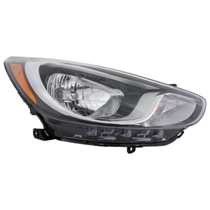 Headlight Assembly for Hyundai Accent 2012-2014, Right Passenger, Halogen, Standard Type, Suitable for Hatchback/Sedan, Replacement