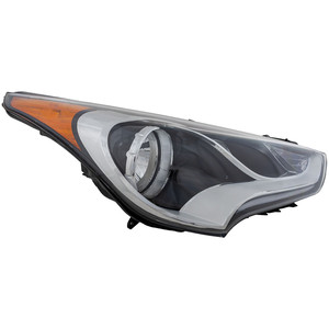 Headlight Assembly for Hyundai Veloster 2012-2017, Right Passenger Side, Standard Type, Replacement