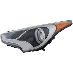 Headlight Assembly for Hyundai Veloster 2012-2017, Left Driver, Standard Type, Replacement