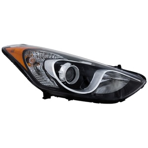 Headlight Assembly for Hyundai Elantra GT 2013-2017, Right Passenger, Halogen, Replacement