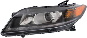 Headlight Assembly for Honda Accord Coupe 2013-2015, Left Driver, Halogen, 4 Cylinder, Excluding Touring Models, Replacement