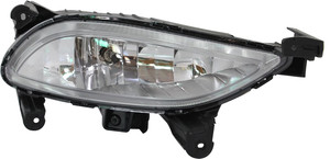 Front Fog Light Assembly for Hyundai Sonata 2011-2013, Right Passenger, Excludes Hybrid Models, Replacement
