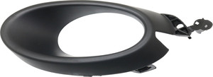 Front Fog Light Molding for Honda Civic 2014-2015 Coupe, Right Passenger Side, Textured Black, 1.8L Engine, Replacement