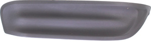 Fog Light Cover for Honda Civic Coupe 2012-2013, Right Passenger Side, Dark Gray, Replacement