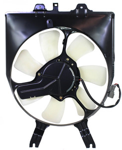 A/C Fan Shroud Assembly for Honda Odyssey 2005-2010, Right Passenger Side, Replacement