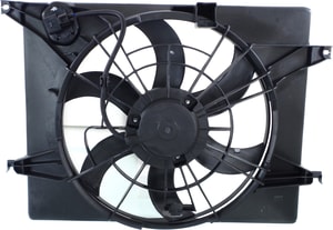 Radiator Fan Assembly for Hyundai Sonata 2011-2012/Kia Optima 2011-2013, Hybrid Models, Includes Resistor, Replacement