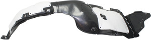 Front Fender Liner for Hyundai Sonata 2014-2014, Left Driver, Exclude Hybrid Model, Plastic, Injection Form, Replacement