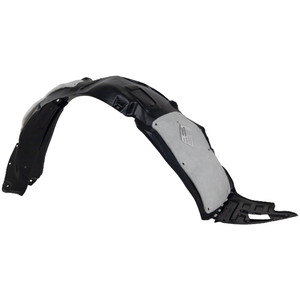 Front Fender Liner for Hyundai Sonata 2012-2013 SE Model, Right Passenger Side, Vacuum Form, with Sport Suspension, Replacement