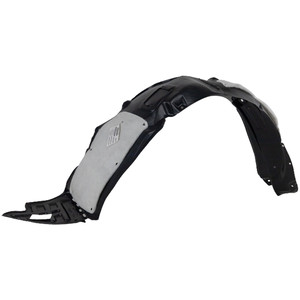 Front Fender Liner Left Driver for Hyundai Sonata 2012-2013 SE Model, Vacuum Form, w/ Sport Suspension, Replacement