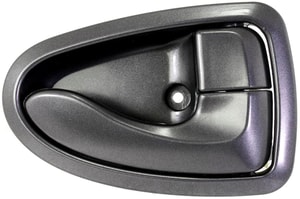 Front Interior Door Handle for Hyundai Accent 2000-2006, Right Passenger, Gray, Suitable for Hatchback/Sedan (=Rear), Replacement