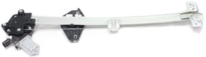 Power Front Window Regulator with Motor for Honda CR-V 2007-2011, Left Driver Side, Replacement