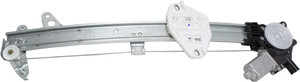 Power Front Window Regulator with Motor for Honda Accord 2008-2012, Left Driver, Sedan, EX-EX-L/LX/SE Models, with Anti-Pinch Function, Replacement
