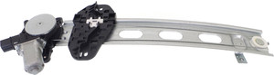 Front Window Regulator for Honda Civic 2006-2011, Right Passenger, Power, with Motor, 2 Pins, Coupe, Replacement