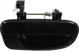 Rear Exterior Door Handle for Hyundai Accent 2000-2006, Right Passenger, Smooth Black, Hatchback/Sedan, Replacement