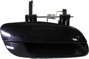 Rear Exterior Door Handle for Hyundai Elantra 2001-2006, Right Passenger Side, Smooth Black, Plastic, Replacement