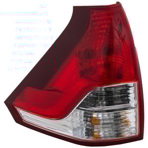 Tail Light Assembly for Honda CR-V 2012-2014, Lower, Halogen, Left Driver, Replacement