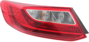 Tail Light Assembly for Honda Accord Coupe 2013-2015, Left Driver, Replacement