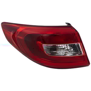 Outer Tail Light Assembly for Hyundai Sonata 2015-2017, Left Driver Side, Halogen, Base/Eco/Limited 2.0T/SE/Sport Models, Replacement