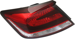Tail Light Assembly for Honda Civic Coupe, Left Driver Side, Fits 2014-2015 Models, Replacement