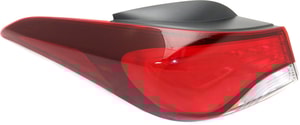 Tail Light Assembly for Hyundai Elantra/Elantra Coupe 2014-2016, Left Driver, Outer, Halogen, Sedan, for Korea Built Vehicle, Replacement