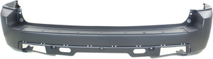 Rear Bumper Cover for Honda Pilot 2009-2011, Primed (Ready to Paint), Without Parking Aid Sensor Holes, Suitable for EX/EX-L/LX Models, Replacement