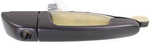 Front Exterior Door Handle Right Passenger for Kia Sedona 2006-2012/Hyundai Entourage 2007-2008, Primed (Ready to Paint), Replacement