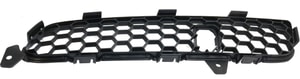 Front Bumper Grille for Infiniti EX35/EX37/QX50 2008-2015, Right Passenger Side, Textured Black Plastic, Cover Finisher, with or without Tech Package and ICC, Replacement