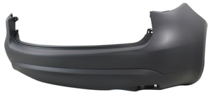 Rear Bumper Cover for Infiniti FX35/FX37 (2009-2013), QX70 (2014-2017), Primed (Ready to Paint), without Premium Package, without Parking Aid Sensor Holes, Replacement (CAPA Certified)