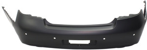 Primed (Ready to Paint) Rear Bumper Cover for Infiniti G37 with Premium Package and G25 Sport Model Sedan, Models 2010-2013, Replacement