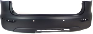 Rear Bumper Cover for Infiniti JX35 2013, QX60 2014-2015, Primed (Ready to Paint), Premium Package, Towing Package, Driver Assist Package, Towing Hitch, Object Sensor Holes, Replacement