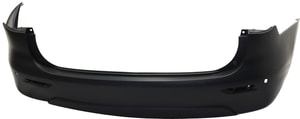 Rear Bumper Cover for Infiniti JX35 2013/QX60 2014-2015, Primed (Ready to Paint), with Premium Package, without Towing or Driver Assist Packages, Replacement