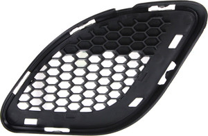 Front Bumper Grille for 2012-2013 Grand Cherokee, Right Passenger Side, Outer, Textured Black, SRT-8 Model, Replacement by Jeep