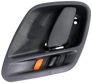 Front Interior Door Handle for Jeep Grand Cherokee 1999-2004, Left Driver, Black (Agate), Also Fits Rear, Replacement